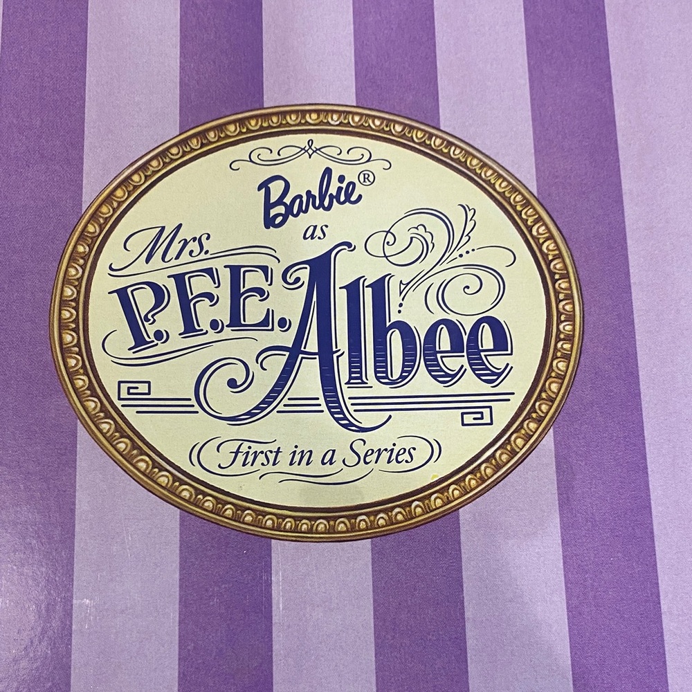 Barbie Mrs. P.F.E. Albee Doll - Purple and Gold